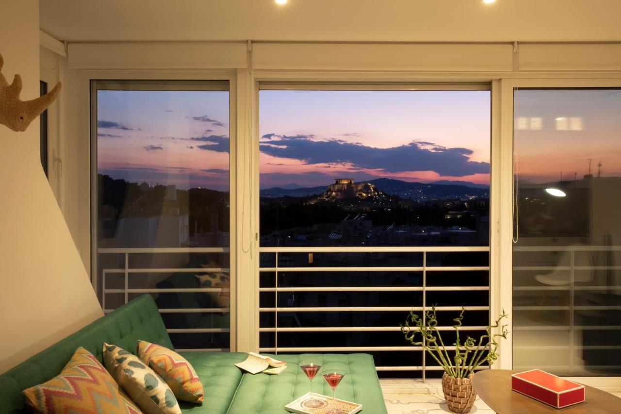 Stunning Acropolis View Apartment Athen Exterior foto