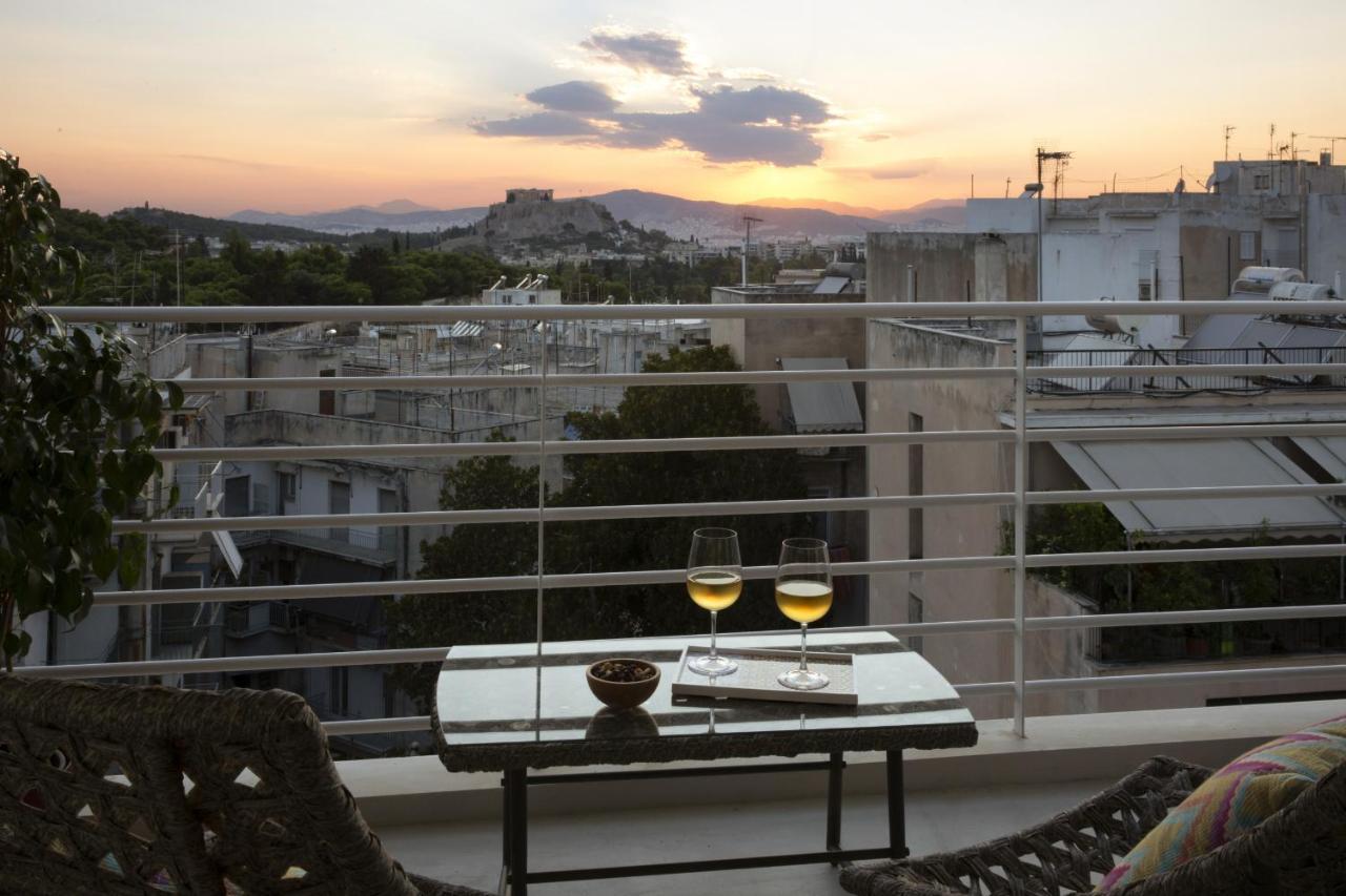 Stunning Acropolis View Apartment Athen Exterior foto